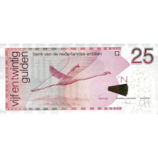 P29g Netherlands Antilles - 25 Gulden Year 2012